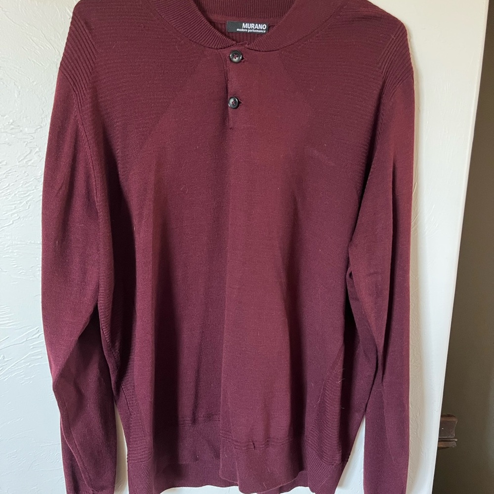 Murano Men's Burgundy Sweater